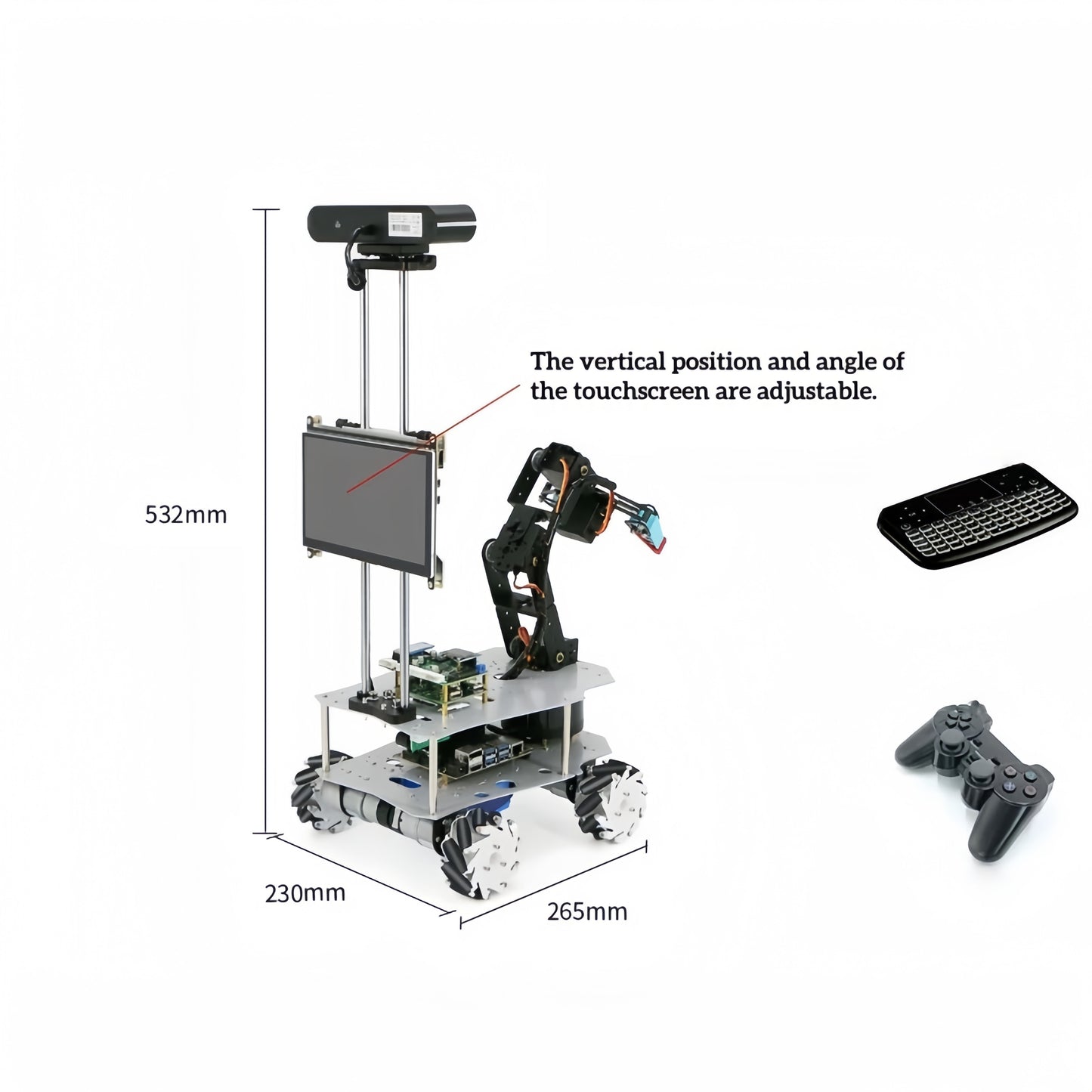Educational Robot with Robotic Arm-LSE550A