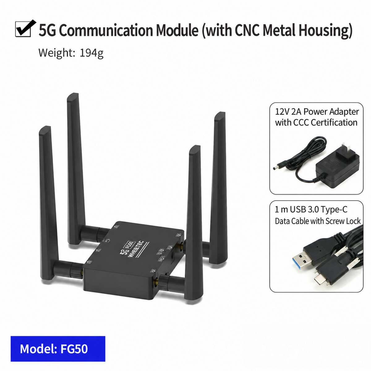 FG40 / FG50 4G/5G Cellular Communication Module