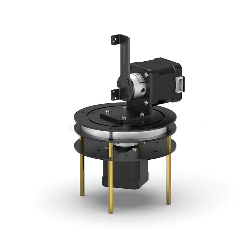 High-precision dual-axis stepper motor pan-tilt platform